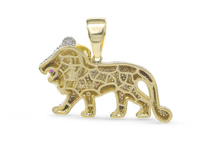 Black Mane Lion Pendant