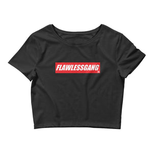 Flawless Gng Box Logo Crop Tee