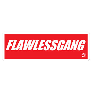 Flawless Gng Box Logo Sticker