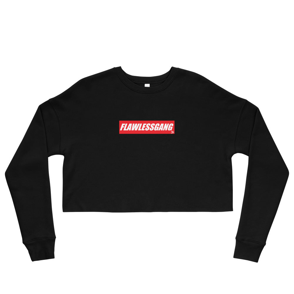 Flawless Gng Box Logo Crop Sweatshirt