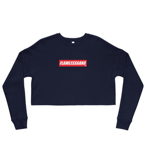 Flawless Gng Box Logo Crop Sweatshirt