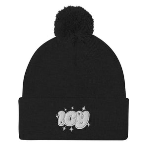 Icy Pom-Pom Beanie